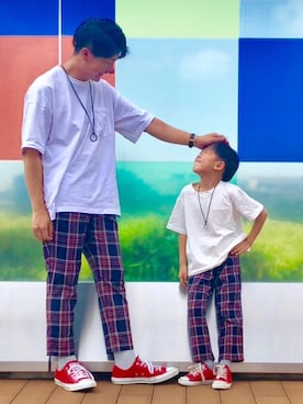 「息子コーデ」｜「アイテム（その他）」を使った、とも@ゆうパパさん（キッズ・120cm）の秋コーディネート