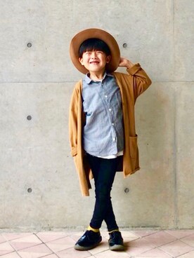「息子コーデ」｜「アイテム（その他）」を使った、とも@ゆうパパさん（キッズ・120cm）の秋コーディネート