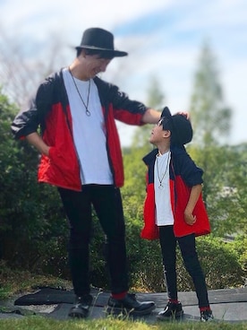 「息子コーデ」｜「アイテム（その他）」を使った、とも@ゆうパパさん（キッズ・120cm）の秋コーディネート