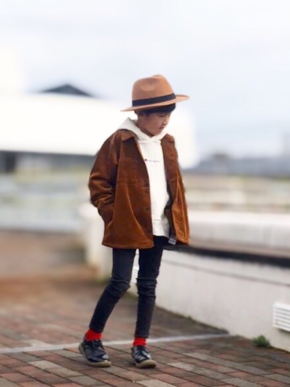 「親子コーデ、親子リンク、親子リンクコーデ、おやこーで。、息子コーデ、おしゃれさんと繋がりたい、やっぱりストリートが好き」｜「GU親子モデルのGU親子モデルオーディショングランプリとりました✨応援ありがとうございました✨（その他、その他）」を使った、とも@ゆうパパさん（キッズ・120cm）の秋コーディネートの1枚目の写真