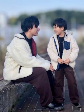 「息子コーデ」｜「アイテム（その他）」を使った、とも@ゆうパパさん（キッズ・120cm）の冬コーディネート