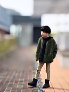 「Si・Shu・Non（シシュノン）のアイテム」を使った、とも@ゆうパパさん（キッズ・120cm）の冬コーディネート