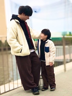 「息子コーデ」｜「アイテム（その他）」を使った、とも@ゆうパパさん（キッズ・120cm）の冬コーディネート