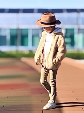 「Si・Shu・Non（シシュノン）のアイテム」を使った、とも@ゆうパパさん（キッズ・120cm）の冬コーディネート
