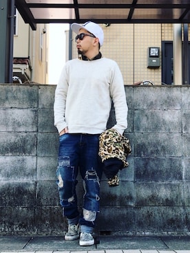 「7union」｜トシーグくんさん（メンズ・169cm）の冬コーディネート