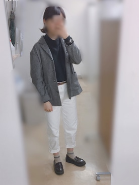 「NICE CLAUP（ナイスクラップ）のアイテム（アクセサリー）」を使った、まろうさん（レディース・163cm）の春コーディネート