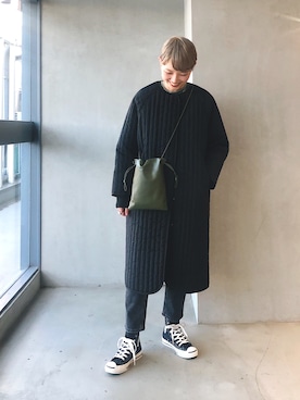 rihoさん（レディース・163cm）の冬コーディネート