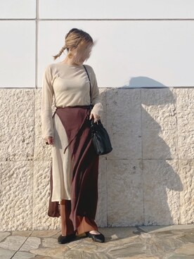 「LOWRYS FARM（ローリーズファーム）のメッシュフラットシューズ　864880（パンプス）」を使った、あ(だ)りさんさん（レディース・153cm）の春コーディネート