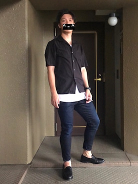 「アイテム（タンクトップ）」を使った、hmdsyoさん（メンズ・180cm）の夏コーディネート
