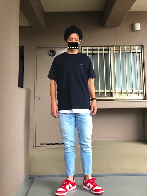 Hmdsyo Supreme のtシャツ カットソーを使ったコーディネート Worldarchitecturefestival