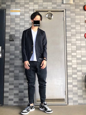 テーラードジャケットを使った ナイキスニーカー の人気ファッションコーディネート Wear