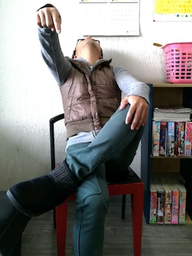 「平成最後のWEARISTAセンバツ」｜「アイテム（ダウンベスト）」を使った、Seiyaさん（メンズ・161cm）の春コーディネート