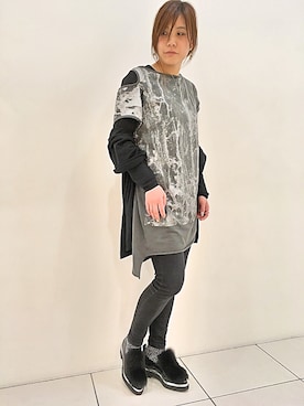 「ガラワンピース」｜kimmyさん（レディース・161cm）の冬コーディネート