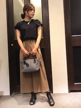 「M/M ATTACHMENT（エムエムアタッチメント）のアイテム（パンツ）」を使った、kimmyさん（レディース・161cm）の夏コーディネート