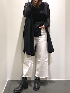 「Rawtus（ロータス）のアイテム（トップス）」を使った、kimmyさん（レディース・161cm）の夏コーディネート