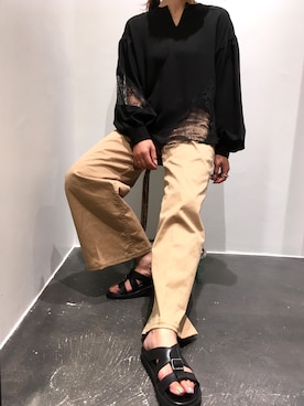 「LD TUTTLE（エルディータートル）のアイテム（その他シューズ）」を使った、kimmyさん（レディース・161cm）の夏コーディネート