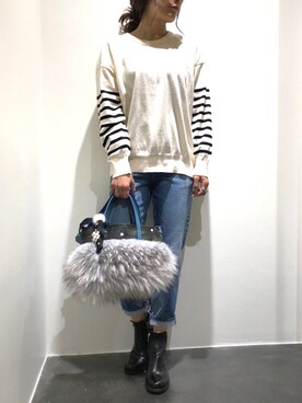 「Demodee（デモデ）のアイテム（バッグ）」を使った、kimmyさん（レディース・161cm）の夏コーディネート