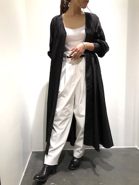 「B2nd」｜「アイテム（シャツワンピース）」を使った、kimmyさん（レディース・161cm）の夏コーディネート