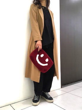 「ニコちゃん」｜「アイテム（ジャケット/アウター）」を使った、kimmyさん（レディース・161cm）の秋コーディネート
