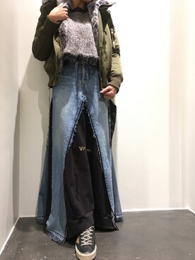 「VINTI ANDREWS（ヴィンティアンドリュース）のアイテム」を使った、kimmyさん（レディース・161cm）の冬コーディネート