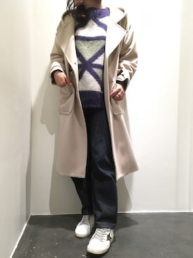 「B2nd」｜「アイテム（ダッフルコート）」を使った、kimmyさん（レディース・161cm）の冬コーディネート