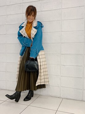 「B2nd」｜「アイテム（その他シューズ）」を使った、kimmyさん（レディース・162cm）の秋コーディネート