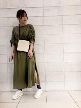「ビーセカンド」｜「アイテム（ワンピース/ドレス）」を使った、kimmyさん（レディース・162cm）の春コーディネート