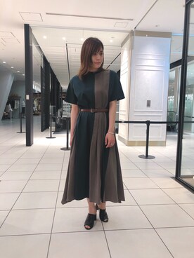 「B'2nd（ビーセカンド）のアイテム（ワンピース/ドレス）」を使った、kimmyさん（レディース・162cm）の夏コーディネート