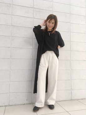 「B2nd」｜「アイテム（その他シューズ）」を使った、kimmyさん（レディース・162cm）の夏コーディネート