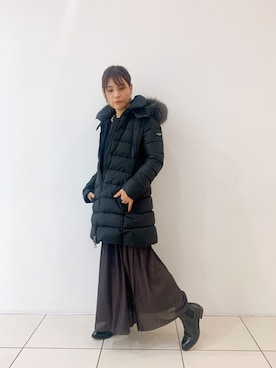 「ラブアンドピース2020」｜「アイテム（ダウンジャケット/コート）」を使った、kimmyさん（レディース・162cm）の秋コーディネート