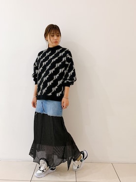 「ラブアンドピース2020」｜「アイテム（アクセサリー）」を使った、kimmyさん（レディース・162cm）の秋コーディネート