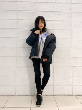「B'2nd（ビーセカンド）のアイテム（ジャケット/アウター）」を使った、kimmyさん（レディース・162cm）の冬コーディネート