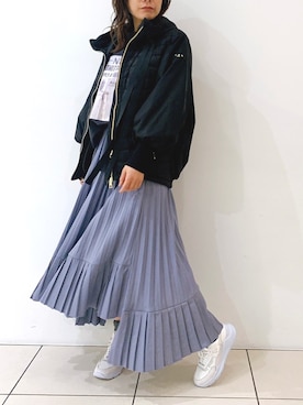 「TATRAS（タトラス）のアイテム（ブルゾン）」を使った、kimmyさん（レディース・162cm）の冬コーディネート