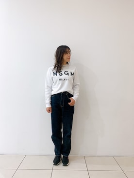 「MSGM（エムエスジーエム）のアイテム」を使った、kimmyさん（レディース・162cm）の冬コーディネート