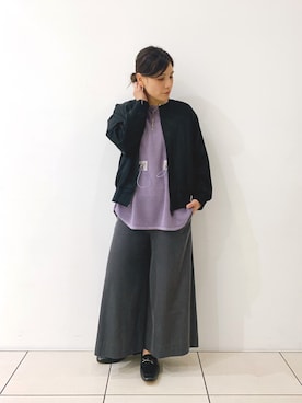 「ビーセカンド」｜「アイテム（ブルゾン）」を使った、kimmyさん（レディース・162cm）の春コーディネート