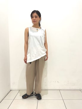 「ANNE MARIE CHAGNON（アンマリーシャニョン）のアイテム」を使った、kimmyさん（レディース・162cm）の春コーディネート