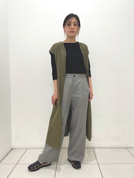 「B'2nd（ビーセカンド）のアイテム（ワンピース/ドレス）」を使った、kimmyさん（レディース・162cm）の春コーディネート