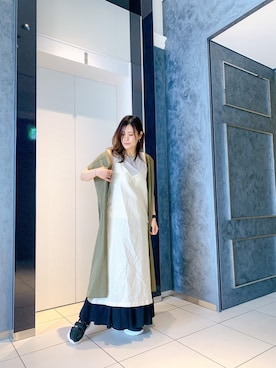 「B'2nd（ビーセカンド）のアイテム（ワンピース/ドレス）」を使った、kimmyさん（レディース・162cm）の春コーディネート
