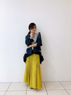「ビーセカンド」｜「アイテム（その他トップス）」を使った、kimmyさん（レディース・162cm）の春コーディネート