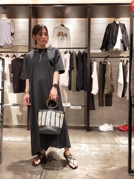「FEMMENT（ファモン）のアイテム」を使った、kimmyさん（レディース・162cm）の夏コーディネート