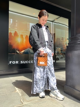 「DIESEL OSAKA」｜「アイテム（デニムジャケット）」を使った、miiさん（レディース・155cm）の春コーディネート