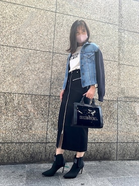 「DIESEL OSAKA」｜「アイテム（ジャケット/アウター）」を使った、miiさん（レディース・155cm）の夏コーディネート