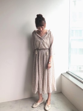 「透け感」｜「アイテム（雑貨/ホビー）」を使った、くまくん🐻さん（レディース・159cm）の春コーディネート