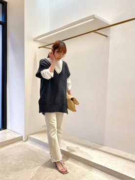 「ウィムガゼット」｜wg_togashiさん（レディース・157cm）の冬コーディネート