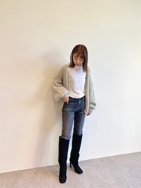 「ウィムガゼット」｜wg_togashiさん（レディース・157cm）の冬コーディネート