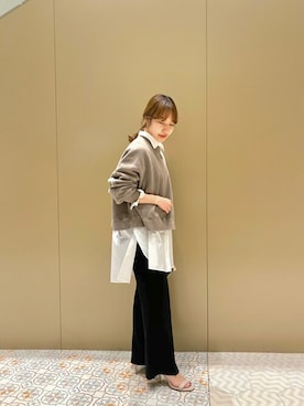 「ウィムガゼット」｜wg_togashiさん（レディース・157cm）の冬コーディネート