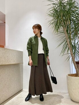 「ウィムガゼット」｜wg_togashiさん（レディース・157cm）の冬コーディネート