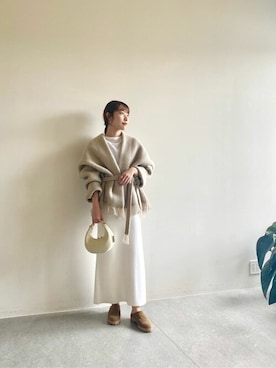 「pelleterno（ペレテルノ）のアイテム（その他シューズ）」を使った、wg_togashiさん（レディース・157cm）の夏コーディネート