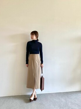 「Whim Gazette（ウィムガゼット）のアイテム（その他トップス）」を使った、wg_togashiさん（レディース・157cm）の夏コーディネート