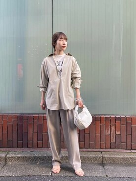 「SASKIA DIEZ（サスキアディッツ）のアイテム（アクセサリー）」を使った、wg_togashiさん（レディース・157cm）の冬コーディネート